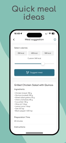 Yumio AI - Calorie Tracker iPhone screenshot