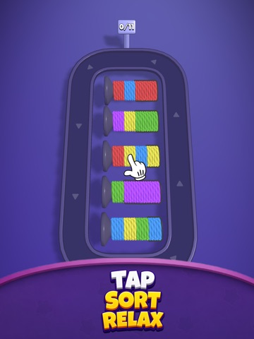 Wool Sort Loop iPad screenshot