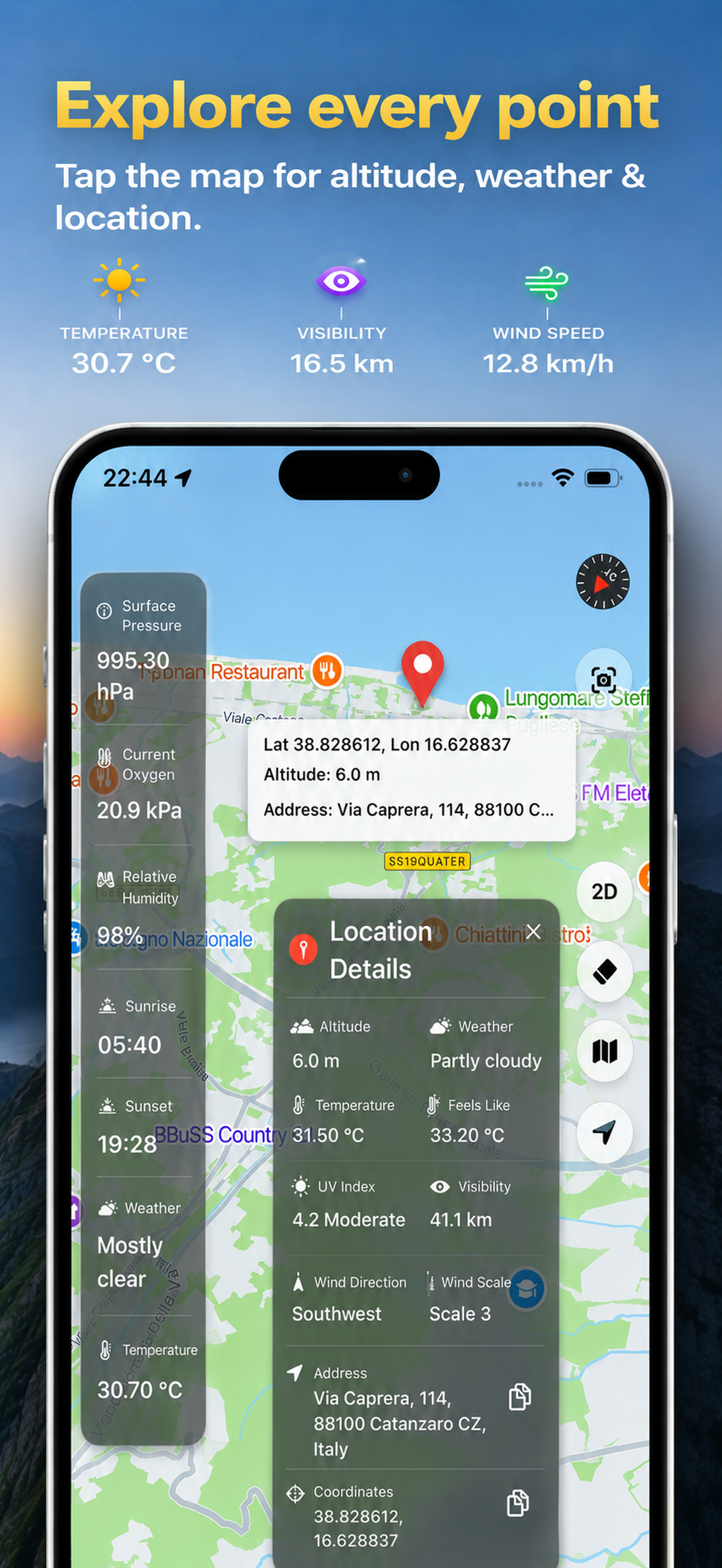 Earth Compass & Altimeter screenshot 3