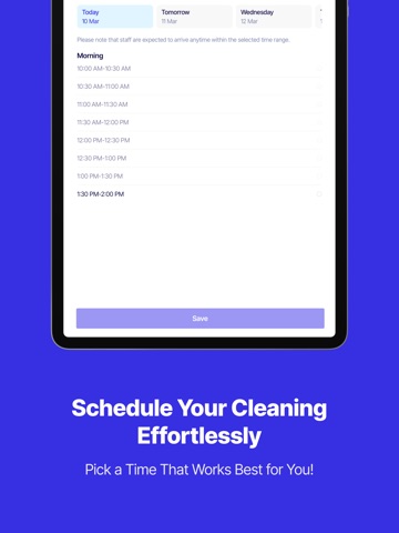 Cleanliness iPad screenshot