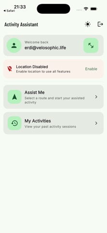 Activity Partner screenshot
