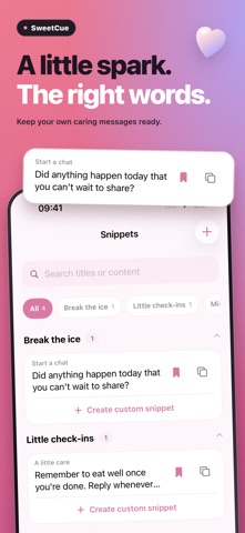 SweetCue: Couples Keyboard Screenshot 1 of 5
