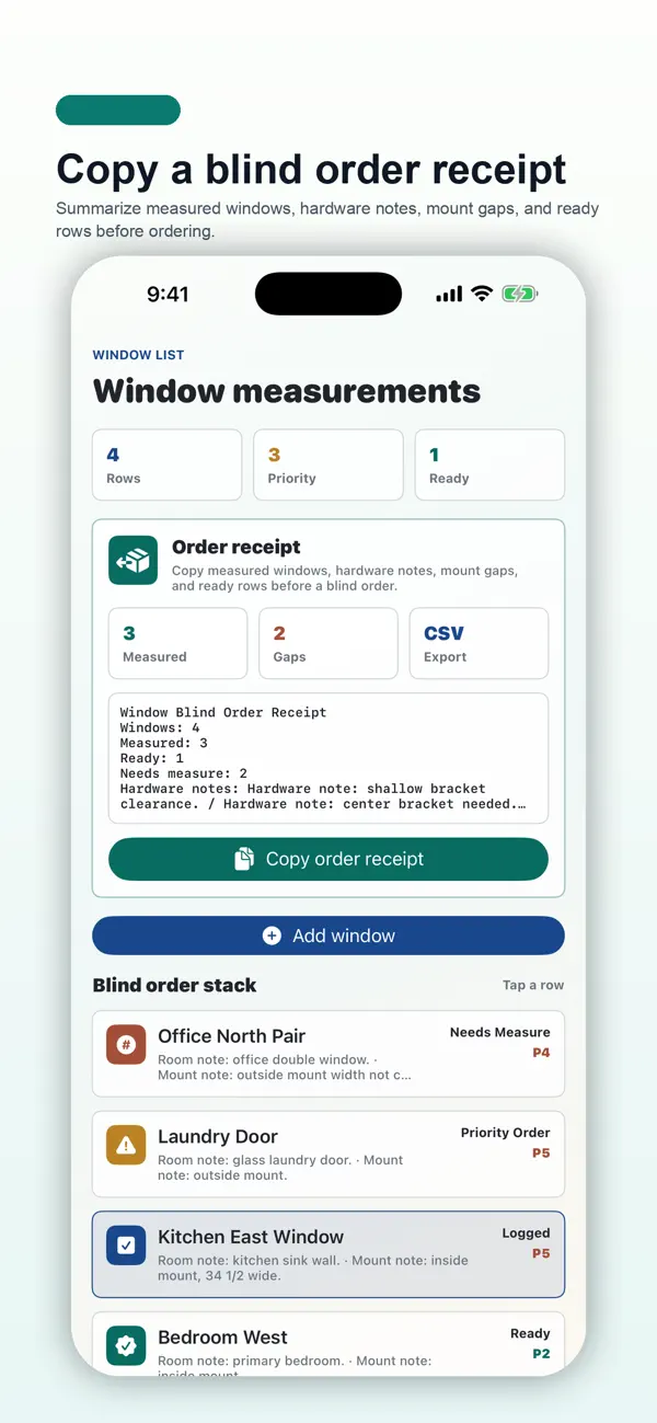Screenshot #1 pour Window Blind Pocket