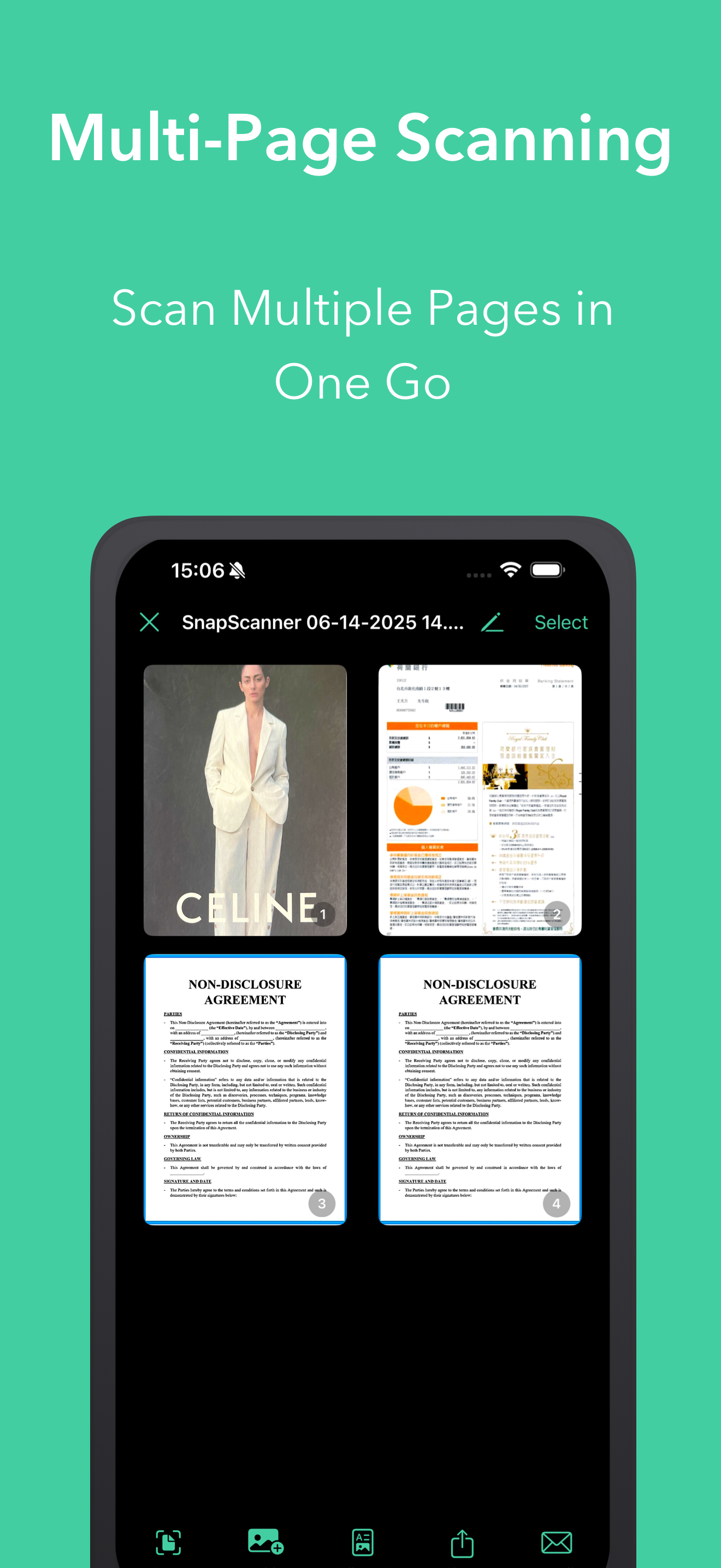 SnapScanner+ PDF, Docs & Cards