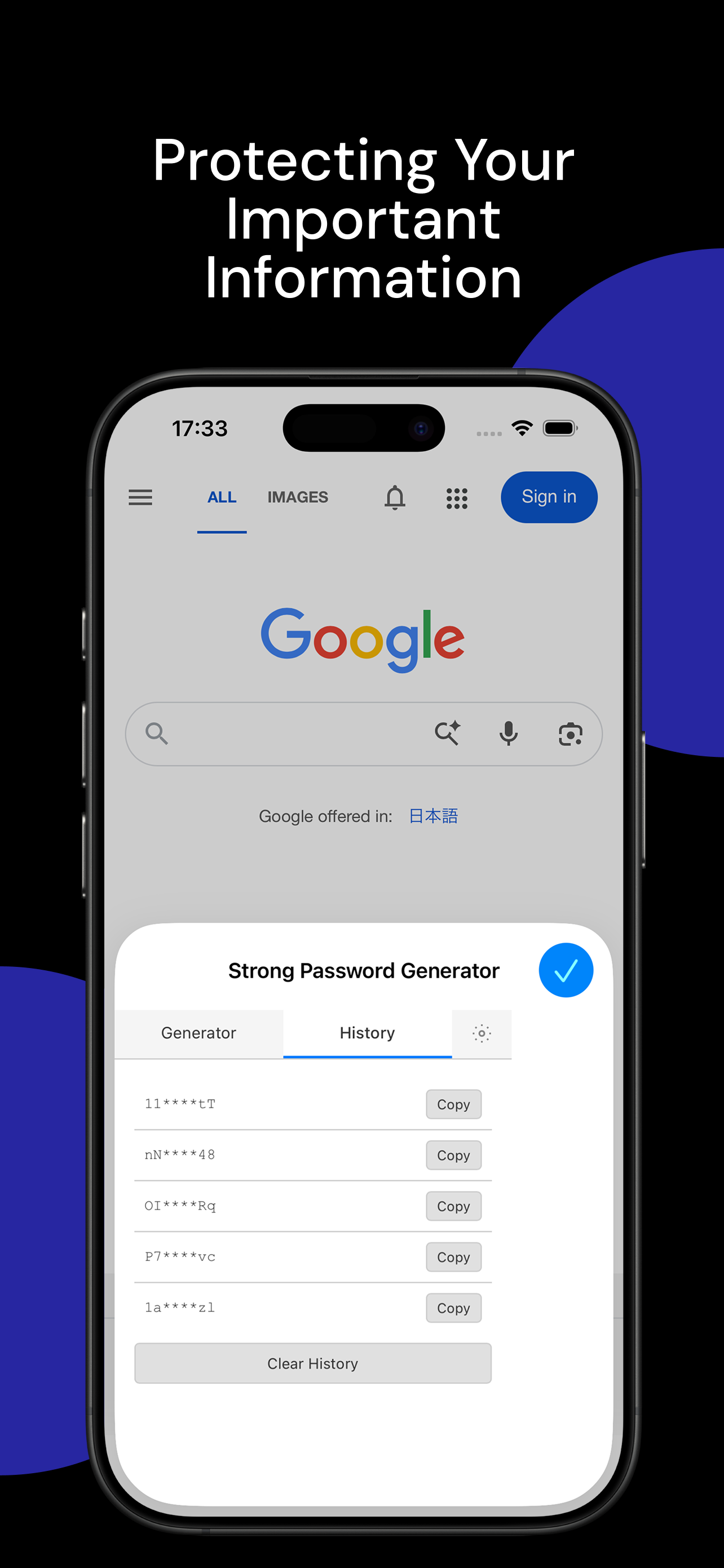 Password Generator for Safari screenshot 3