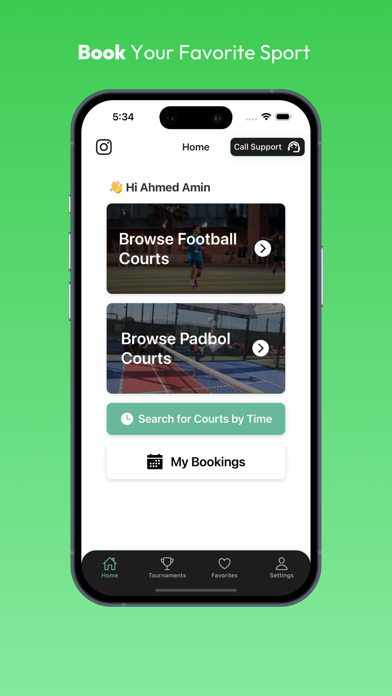 Yalla Hagz - يلا حجز iPhone screenshot 2 - Sports app