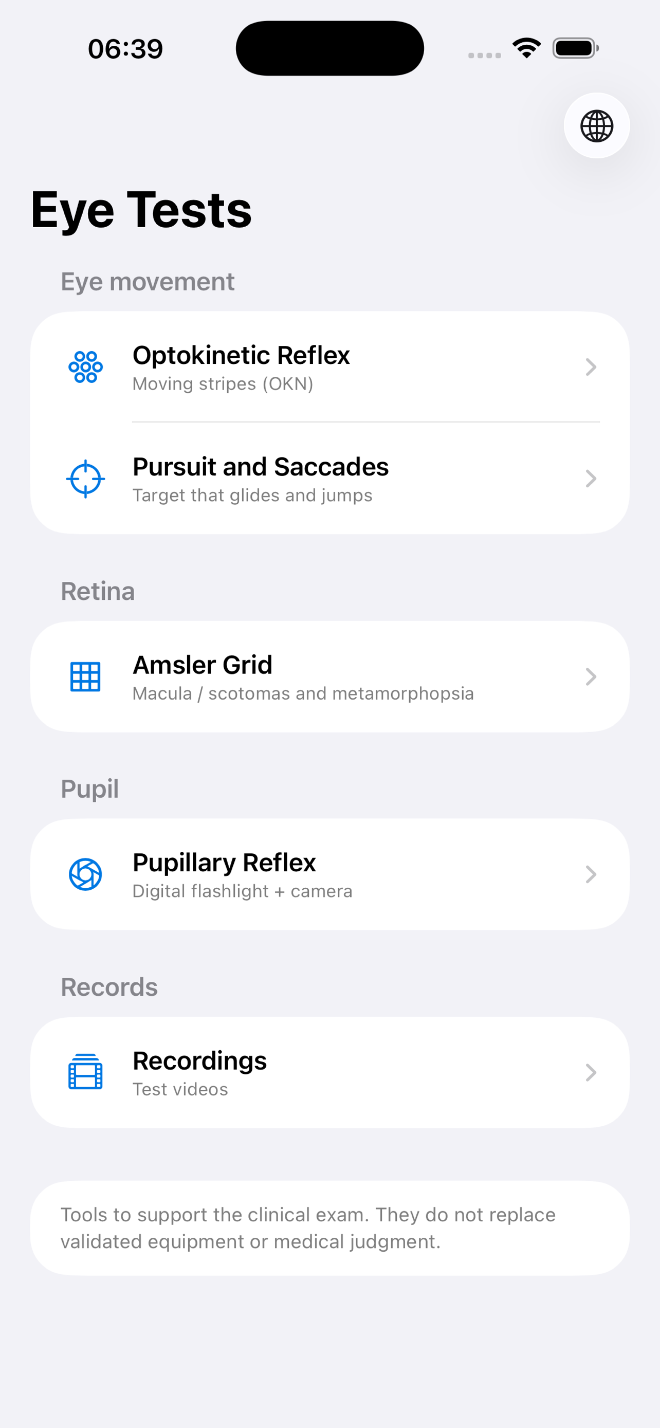 OptoReflex: Eye Tests screenshot 3