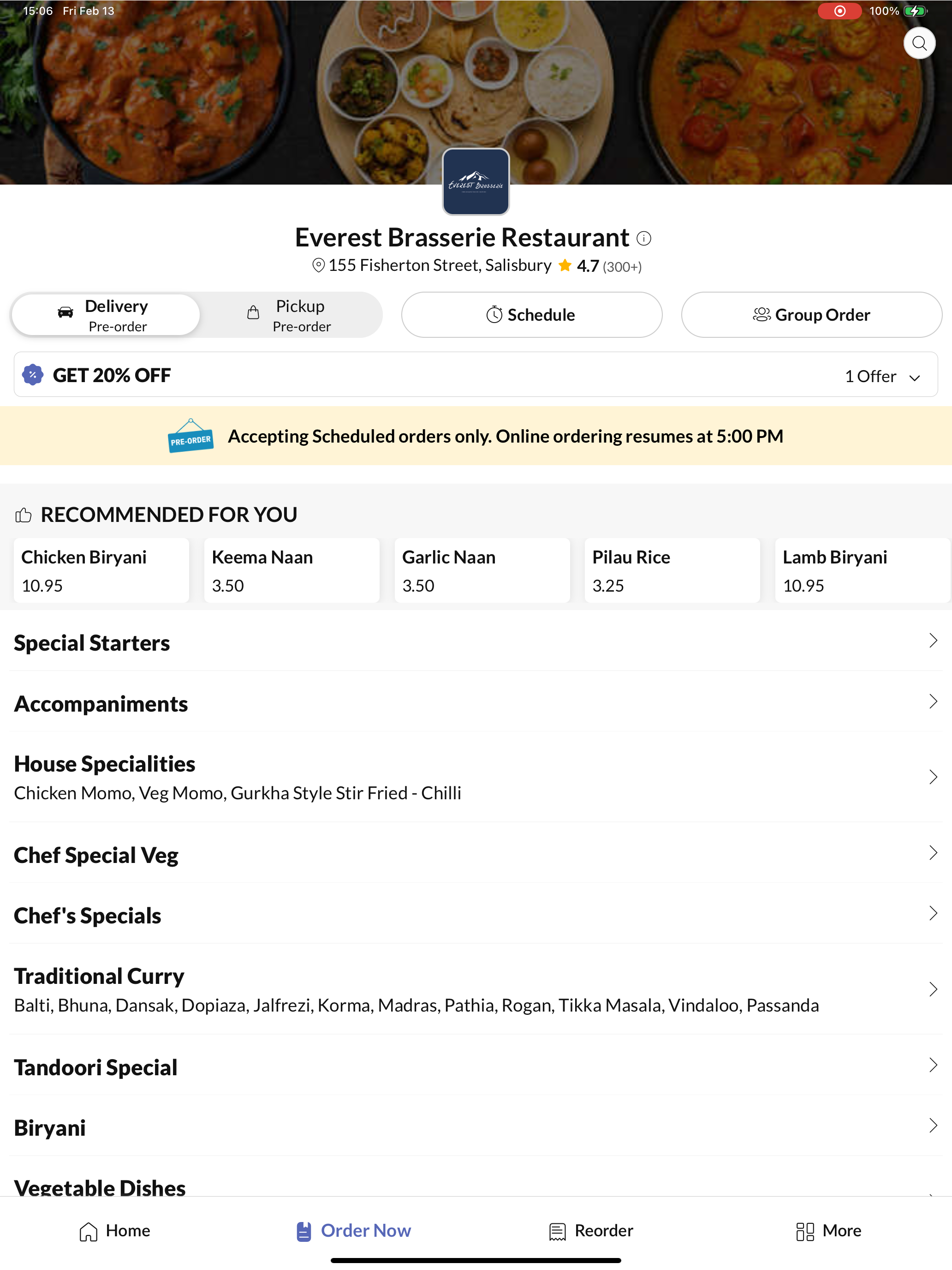 Everest Brasserie Restaurant