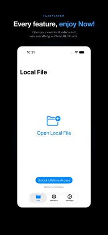 LasPlayer - Local AI Subtitle Screenshot 3 of 4