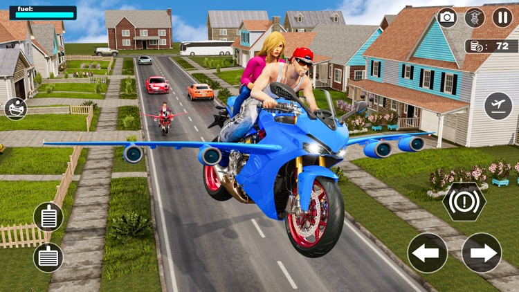 Flying Motorbike: Bike Games