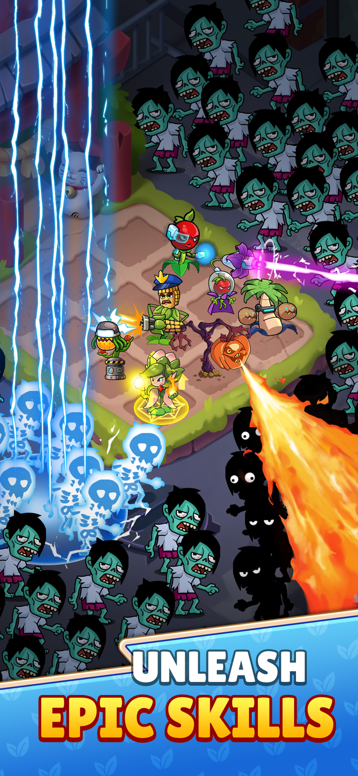 Flower zombie: City Defense screenshot 6