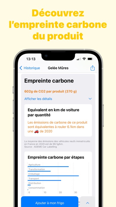 Screenshot #3 pour Nutri App