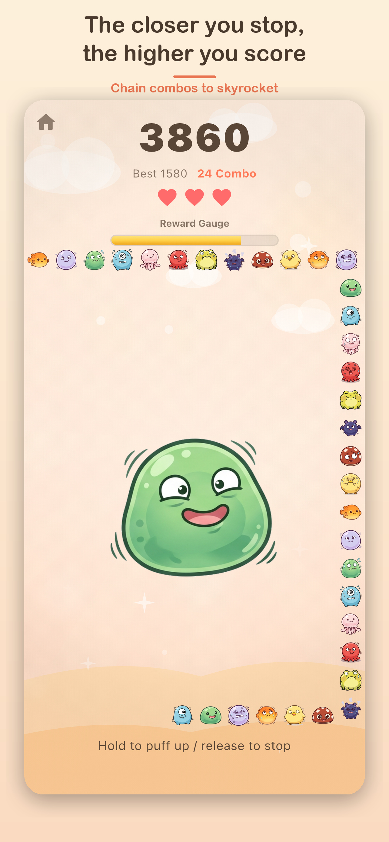 Puku Chicken Race: Pop Timing screenshot 3