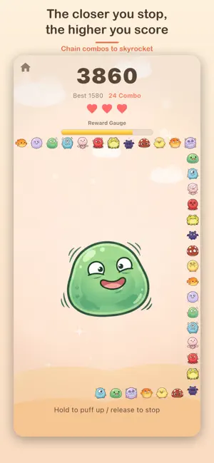 Puku Chicken Race: Pop Timing screenshot 2