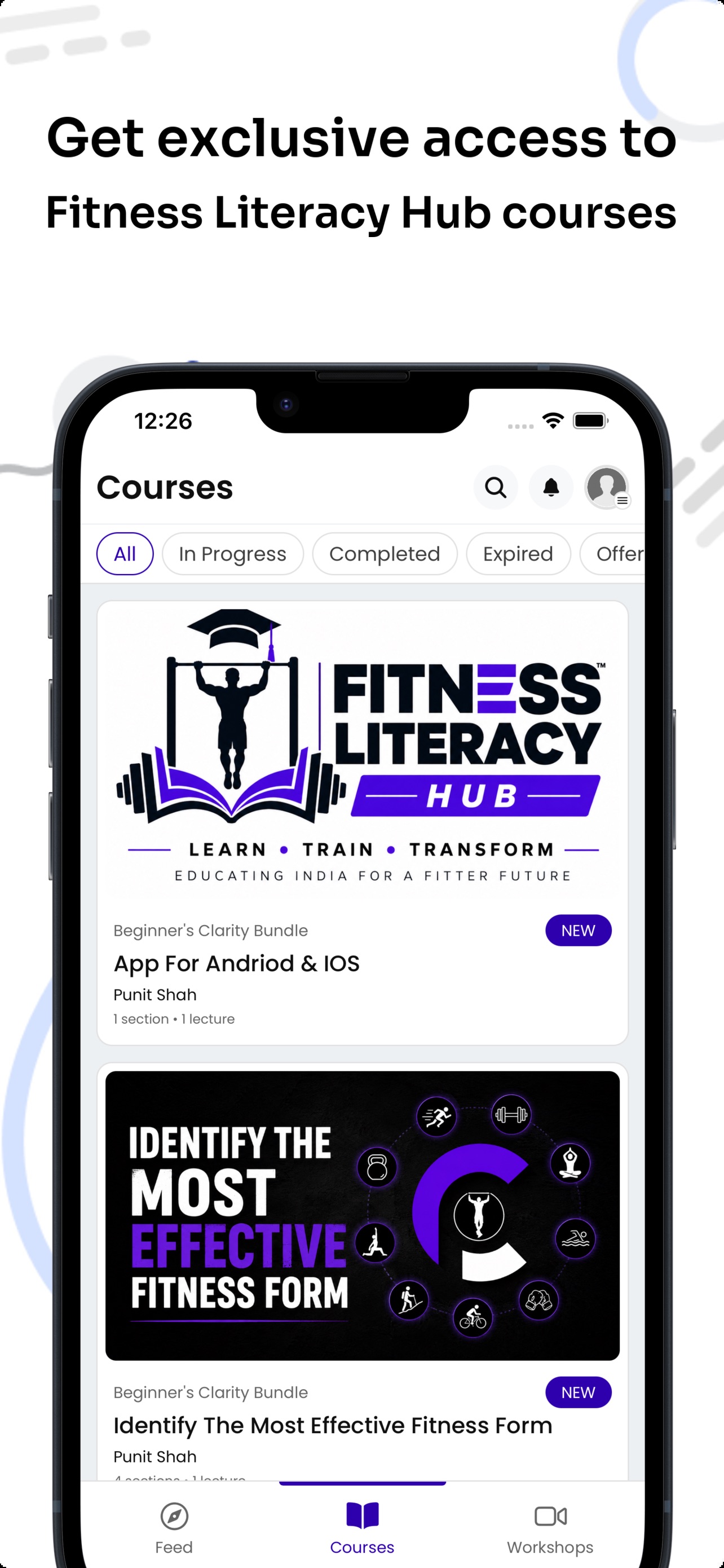 Screenshot 3 of Fitness Literacy Hub