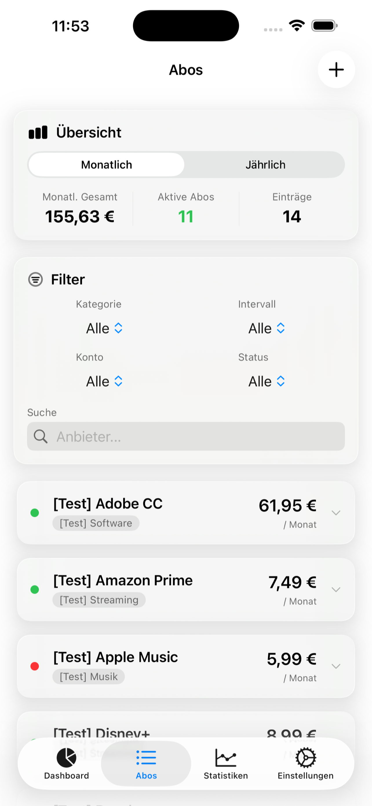 AboStats screenshot 4