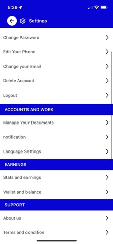 YeronRide Driver screenshot