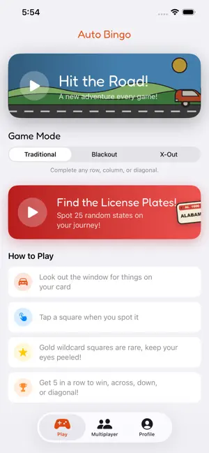 Auto Bingo - Car Game screenshot 1