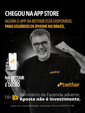 Betfair Esportes Brasil iPad screenshot 1