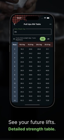 Streetlifter - Calculate 1RM Screenshot 3 of 4