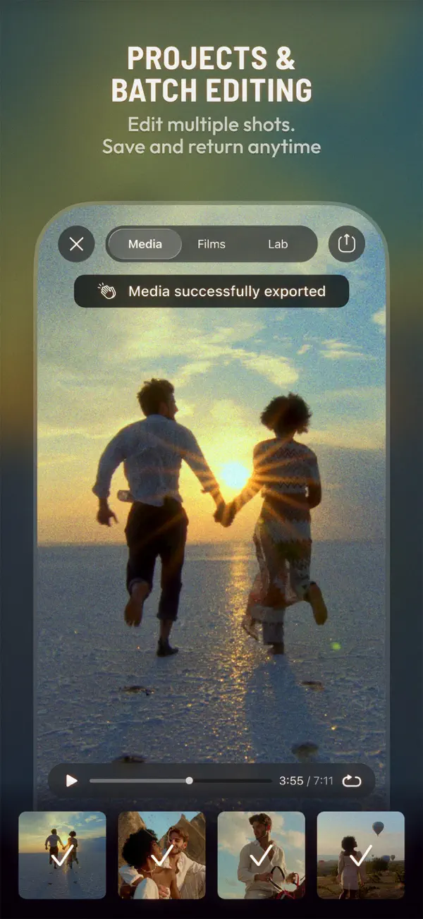 Dehancer Film Emulation iPhone App Screenshot 5 – Foto & Video