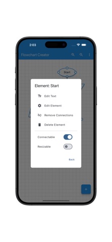 Flowchart Creator(Pro) iPhone screenshot
