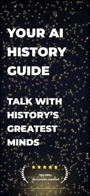 AI History Conversation, Chat screenshot 1