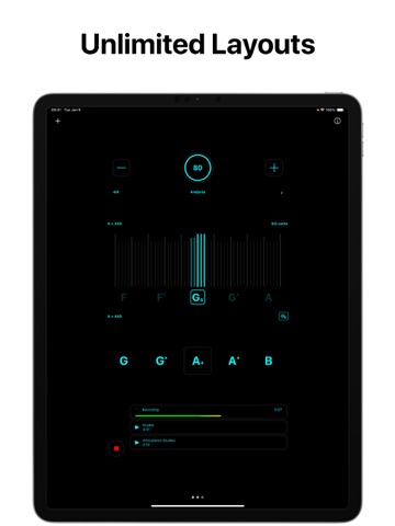 Practice Pro | Metronome Tuner iPad screenshot