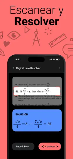Captura de pantalla de Homework Helper - Wizard AI en iPhone 1