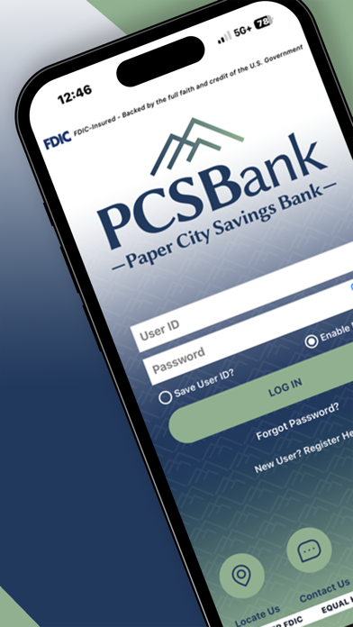 Paper City Savings Bank Screenshot