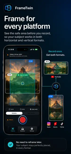 FrameTwin: Dual Format Camera screenshot 2