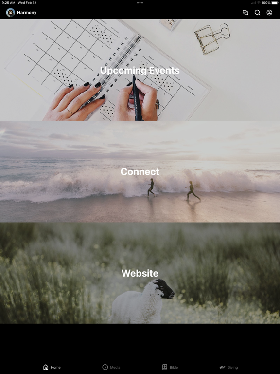 Harmony Ministries USA iPad screenshot 1 - Education app