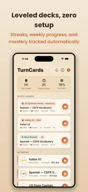 TurnCards: Language Learning screenshot 2