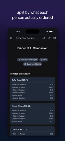 Splitko: Bill Split & Expenses iPhone screenshot