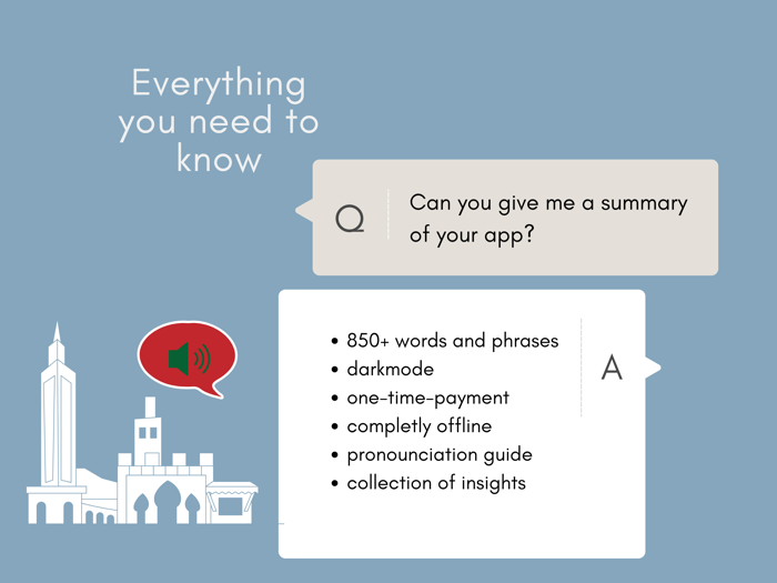 Know Morocco Travel Phrases