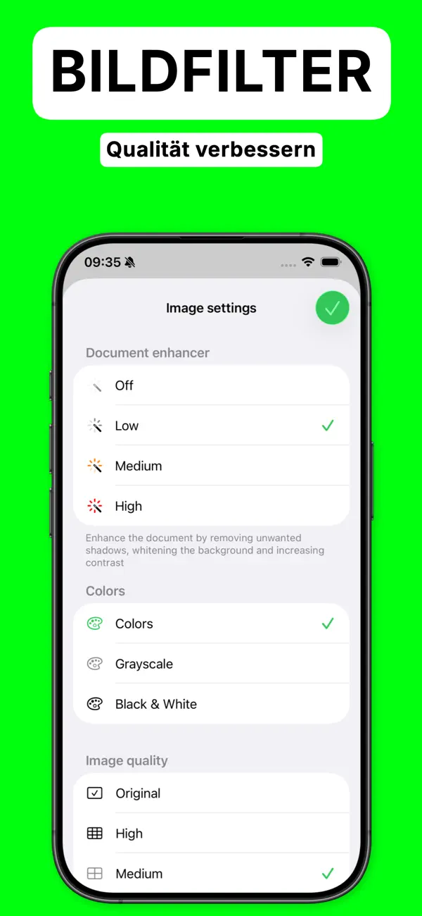 OCR Scanner - QuickScan iPhone App Screenshot 8 – Produktivität