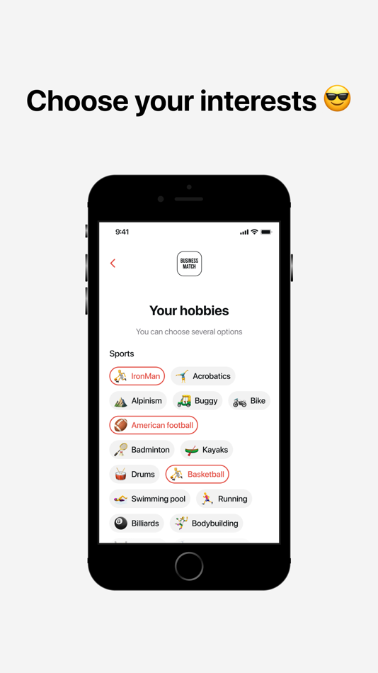 #4. Business Match: Social App (iOS) 由: Andrii Ostapchuk