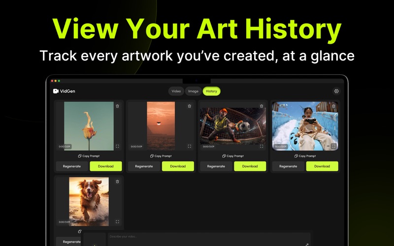 Vidgen: AI Video Generator screenshot
