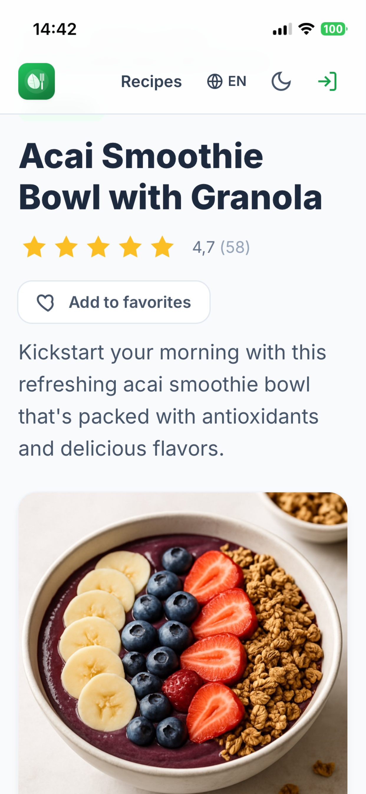 Tasuro: Meal Plan & Recipes screenshot 5