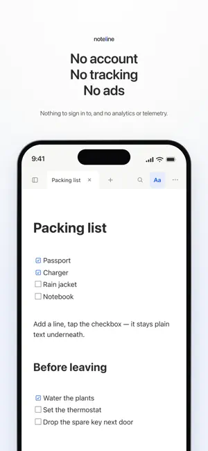 Noteline - Markdown Notes screenshot 3