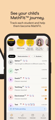 Cuemath Coach iPhone screenshot