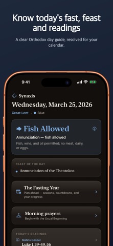 Synaxis: Orthodox Calendar Screenshot 3 of 9