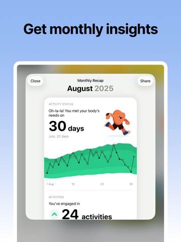 Gentler Streak Workout Tracker iPad screenshot