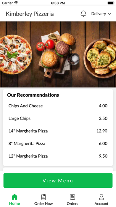 Kimberley Pizzeria. Screenshot
