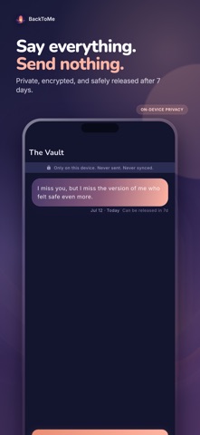BackToMe: No Contact Tracker iPhone screenshot