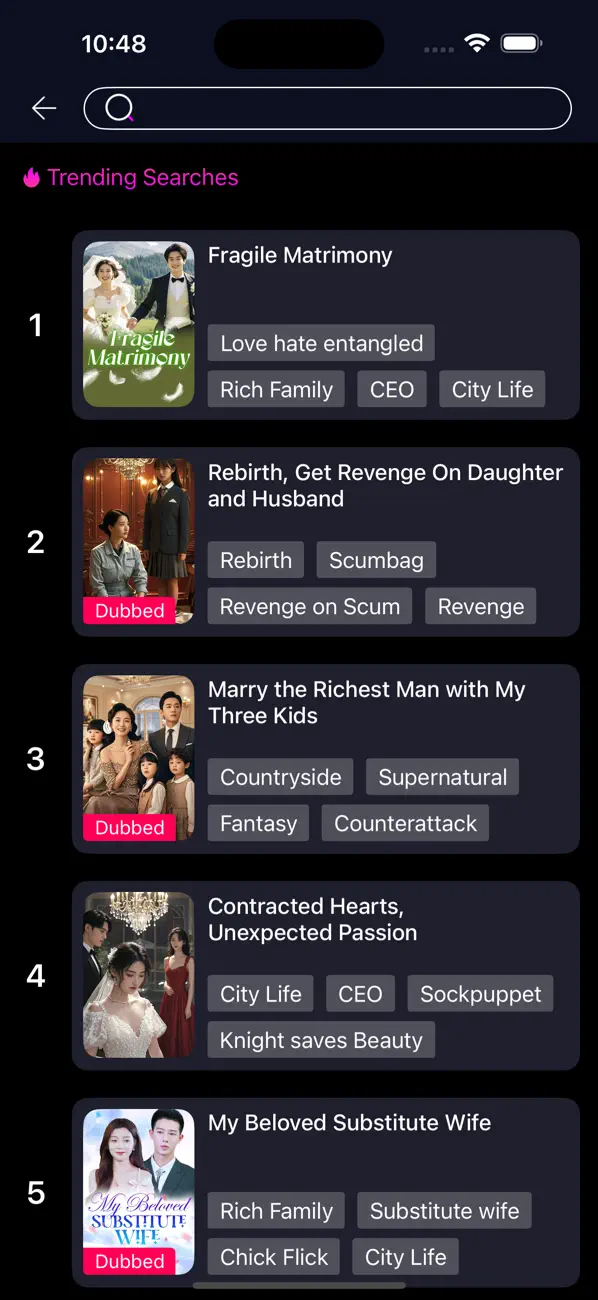 #5. YuzuDrama (iOS) Przez: CREST DIGITAL MEDIA PTE. LTD.