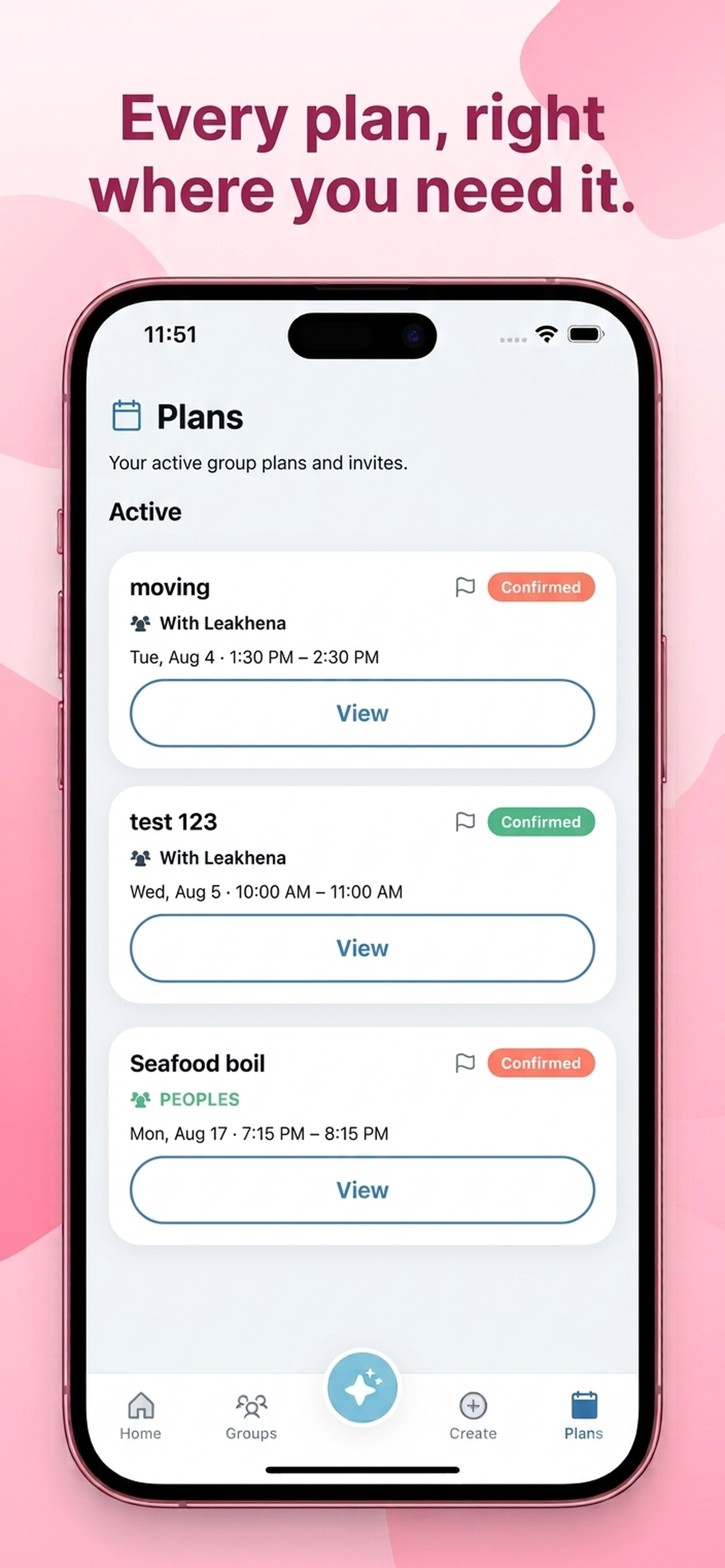 Lual: Calendar for Friends screenshot 5