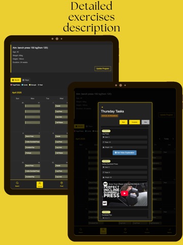 Fitness AI - Program Generator iPad screenshot