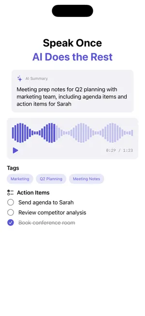 Aside - Voice Notes AI screenshot 3