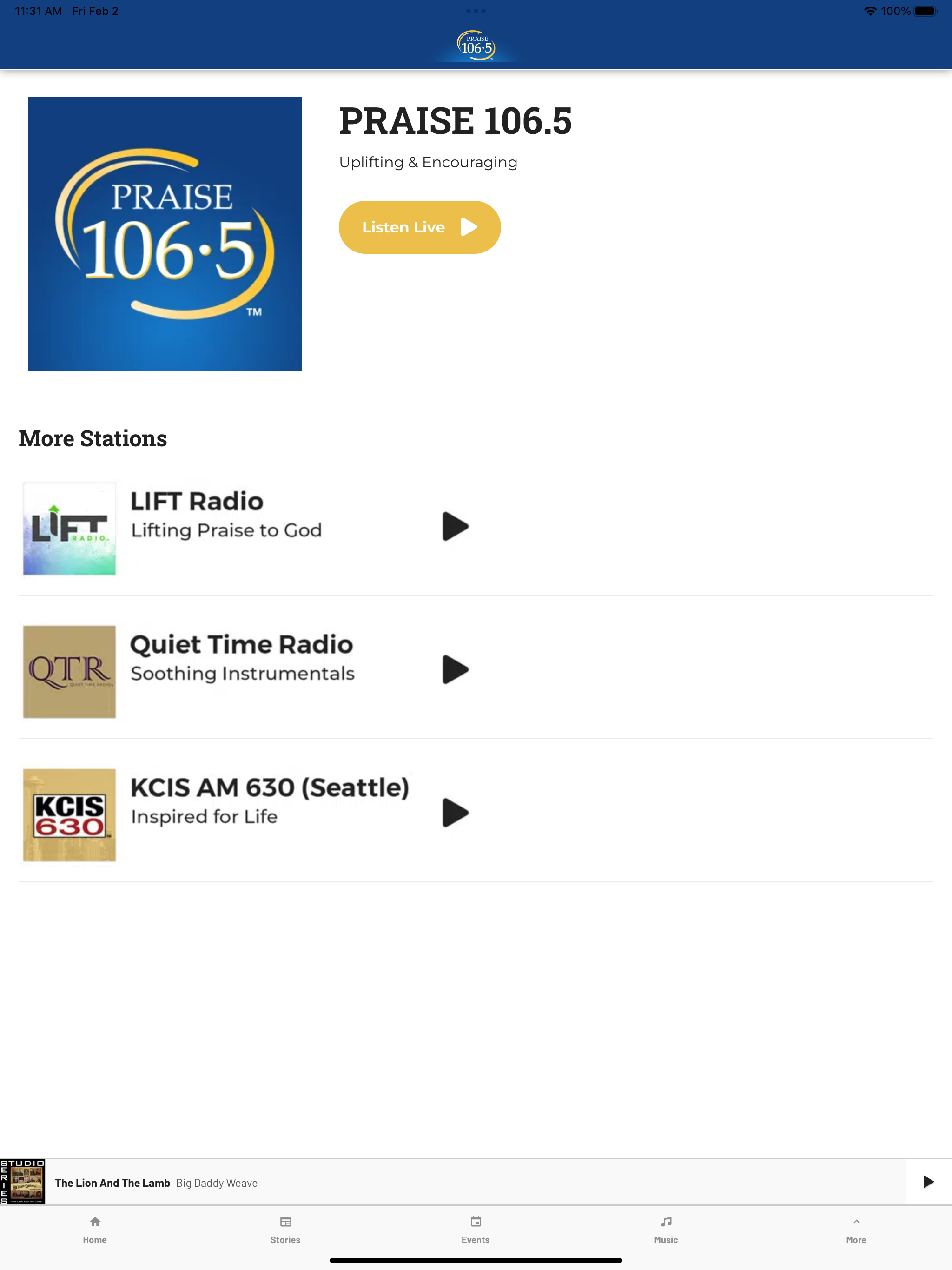 PRAISE 106.5